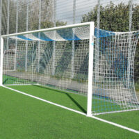 30588_Fußballtornetz mit Diagonalstreifen in blau-weiß