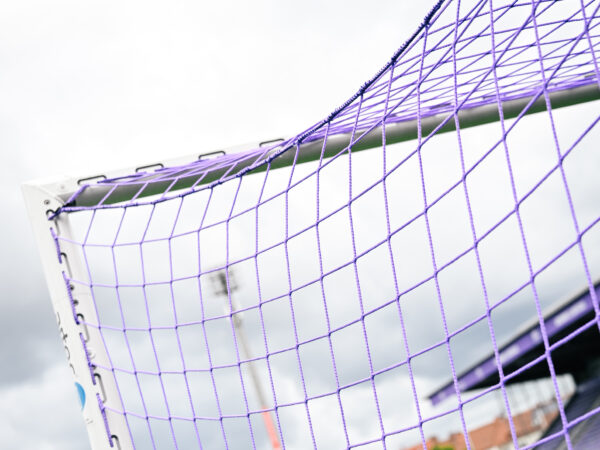 Netz für Wettkampftore in der Farbe Lila