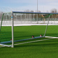 Netz für Jugendfußballtore grün