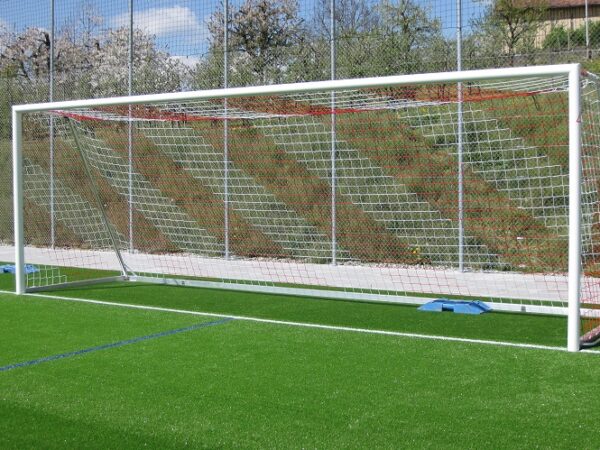 Profi-Trainingstor aus Aluminium in Weiß