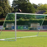 Trainingstor aus Aluminium von artec Sportgeräte in Seitenansicht