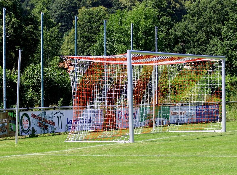 Fußballtor mit Spannstangen easytec Fußballtor mit Spannstangen easytec
