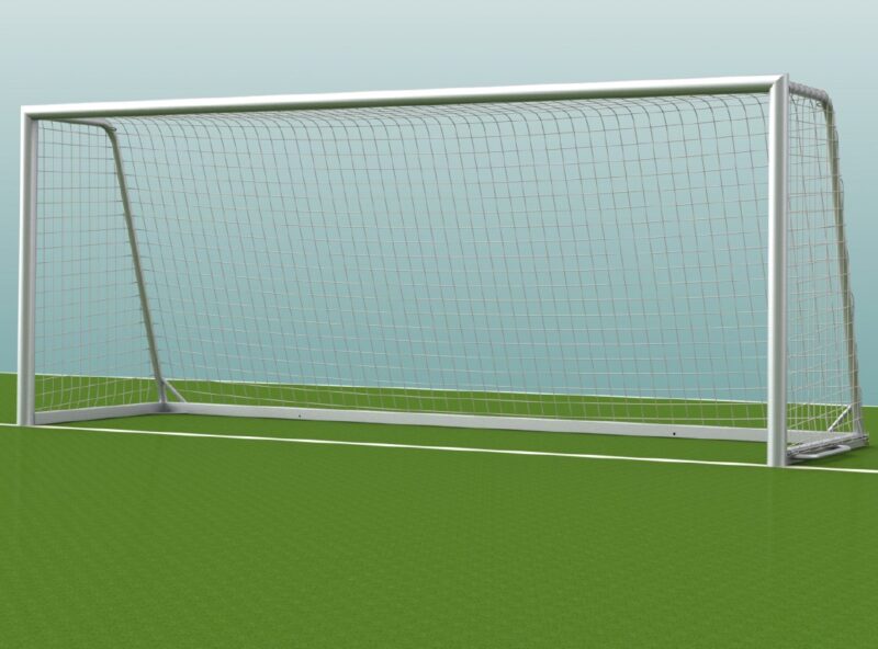 Stabiles Aluminium-Jugendtor in 5 x 2 m Größe Stabiles Aluminium-Jugendtor in 5 x 2 m Größe