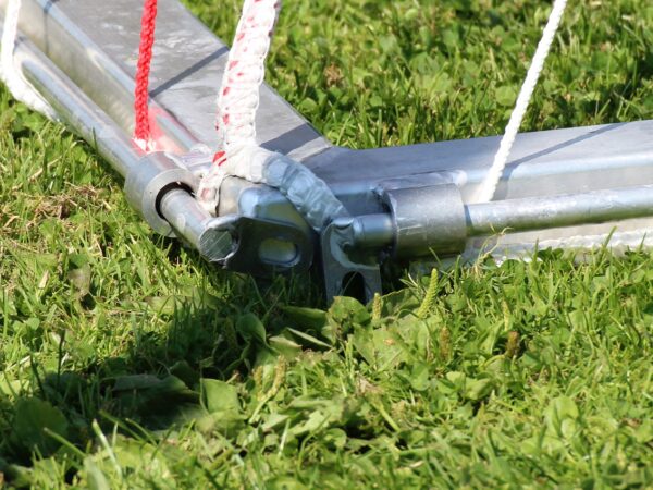 Abschließbare Netzsicherung für Jugendtore