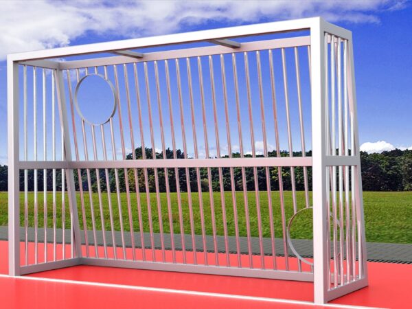 Stabiles Bolztor mit Torwand