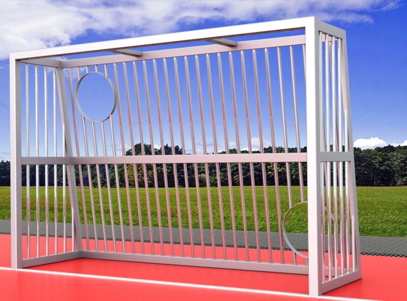 Stabiles Bolztor mit Torwand Stabiles Bolztor mit Torwand