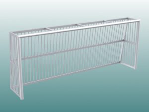 Bolzplatztor 5 x 2 m, sandgefüllter Hinterbau