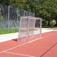 Bolztor aus Aluminium mit geschlossenem Hinterbau von artec Sportgeräte aus Melle