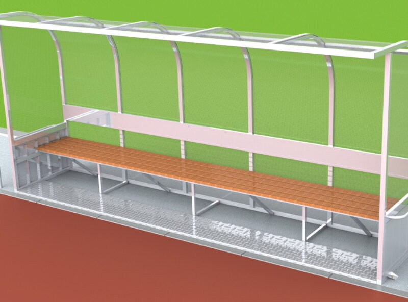 Trainerbank aus Aluminium vom Hersteller