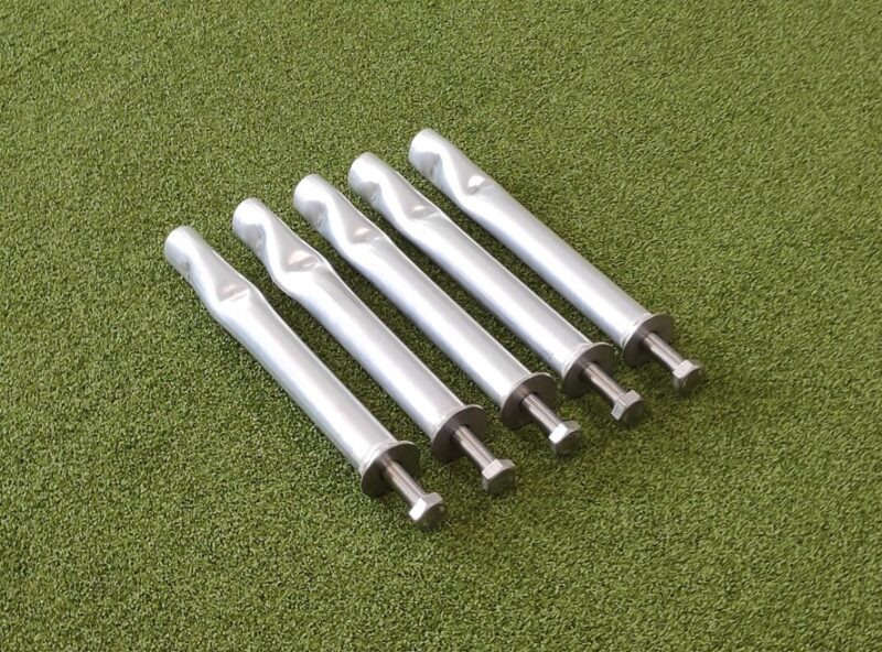 Erdanker-Bodenhülsen für Spielerkabinen