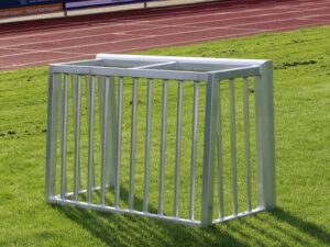 Minitor 1,20 x 0,80 m mit geschlossenem Hinterbau von artec im Ovalprofil