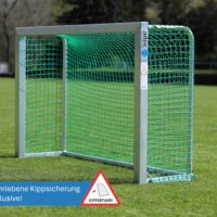 Mini-Trainingstor aus Aluminium mit Sicherheits-Netzhaken