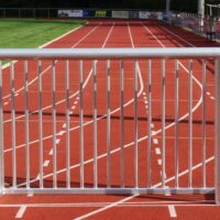 Minitor 1,80 x 1,20 m mit geschlossenem Hinternau von artec Sportgeräte im Ovalprofil