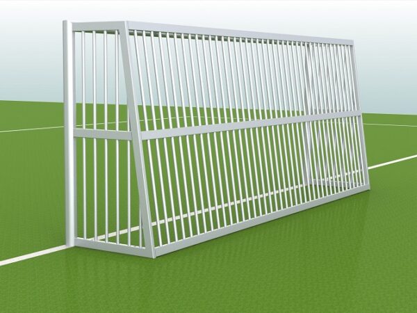 Bolzplatztor mit Aluminiumstreben