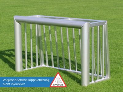 Fußball-Minitor aus Alu mit geschlossenem Hinterbau