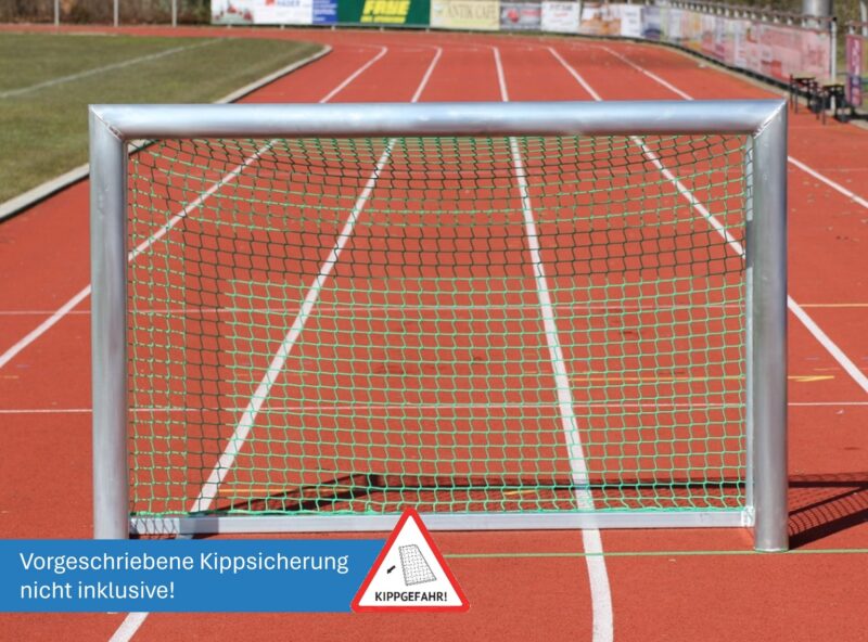 Mini-Trainingstor mit Ovalprofil, eingefräste Netzaufhängung Mini-Trainingstor mit Ovalprofil, eingefräste Netzaufhängung