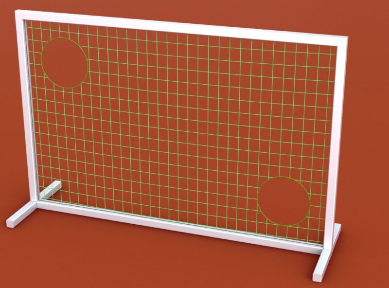 Freistehende Torwand mit Netz vom Hersteller