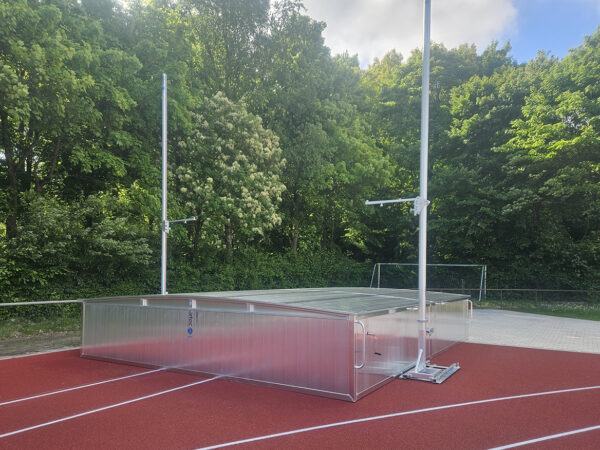 Stationärer Stabhochsprungständer zertifiziert nach World Athletics - Made in Germany