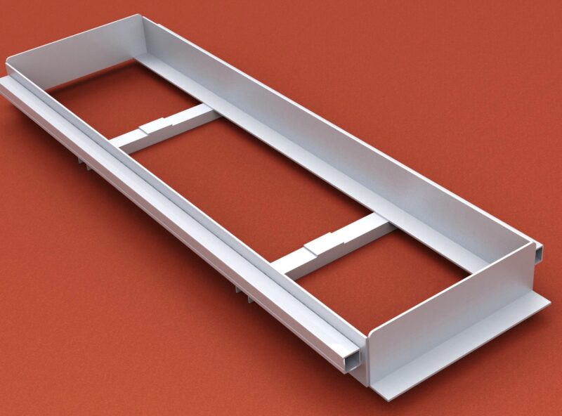 Einbauwanne für Absprungbalken von artec Einbauwanne für Absprungbalken von artec