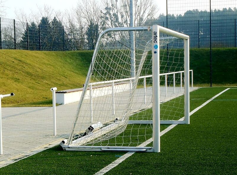 Mobiles Jugendtor für den Sportplatz