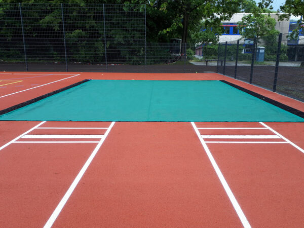 Sprunggruben-Abdeckung mit Gliederkette