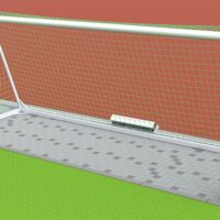 Komplett verschweißtes Jugendtor in 5 x 2 m