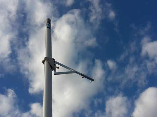 Stationärer Stabhochsprungständer aus Aluminium