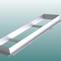 Einbauwanne aus Aluminium für Absprungbalken Weitsprung artec Sportgeräte