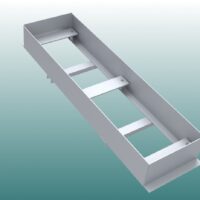 Einbauwanne aus Aluminium für Absprungbalken Weitsprung von artec