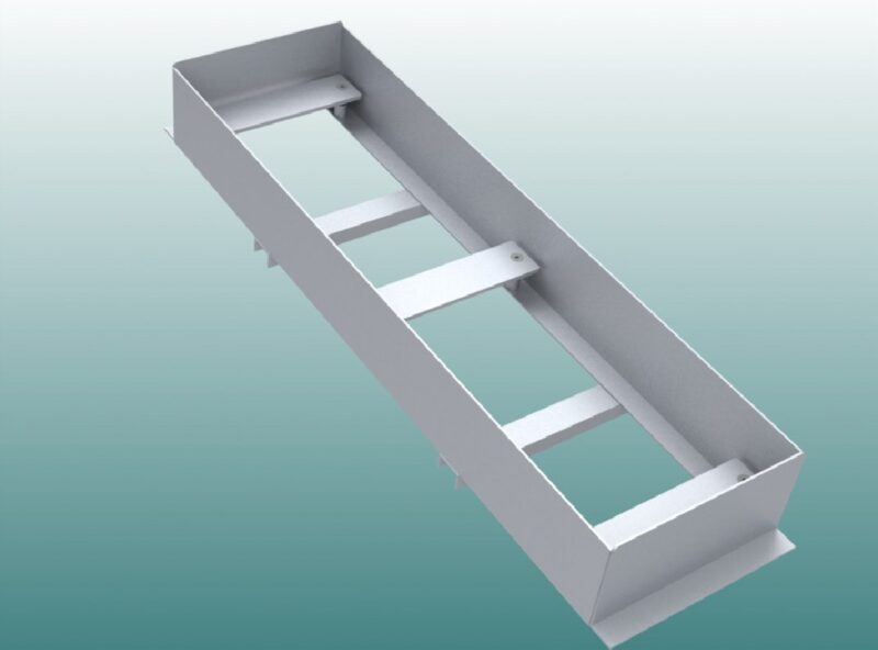 Einbauwanne aus Aluminium für Absprungbalken Weitsprung von artec Einbauwanne aus Aluminium für Absprungbalken Weitsprung von artec