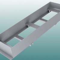 Einbauwanne aus Aluminium für Absprungbalken Weitsprung artec Sportgeräte