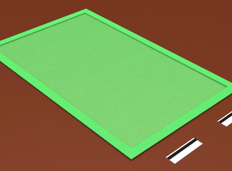 Sprunggruben-Abdeckung mit Gliederkette