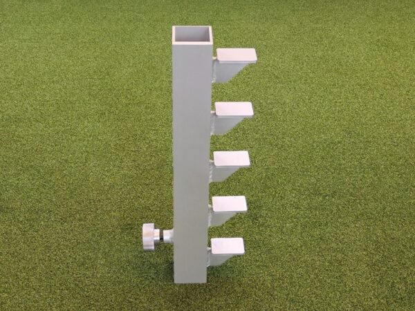 Lattenaufleger für Hochsprung für fünf Höhen aus Aluminium