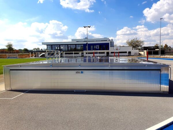 Fahrbare Sicherheits-Abdeckung für Stabhochsprungmatten