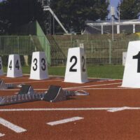 Startkasten mit Fehlstartanzeige aus Kunststoff