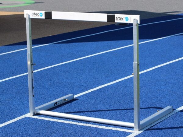 Wettkampfhürde für die Leichtathletik