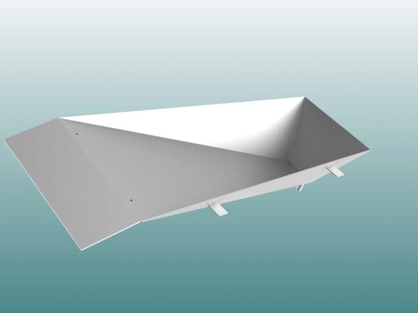 Einstichkasten mit Arretierung aus Edelstahl