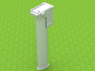 Bodenhülse Spezial für Profil 142 x 98 mm mit losem Deckel von artec