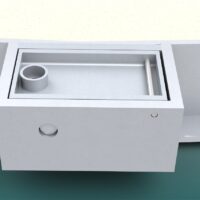 Kugelstoßring aus Aluminium mit Konsolen und IAAF-Zertifikat von artec Sportgeräte