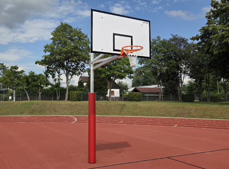 Basketball-Einmastständer aus Aluminium Basketball-Einmastständer aus Aluminium