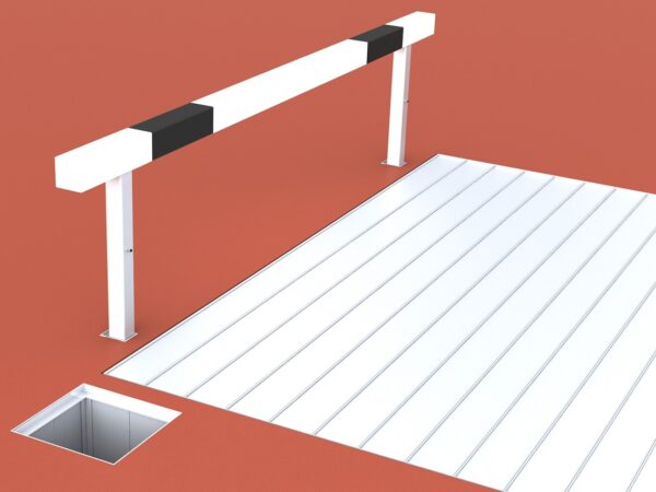 Abdeckung für Wassergraben aus Aluminium