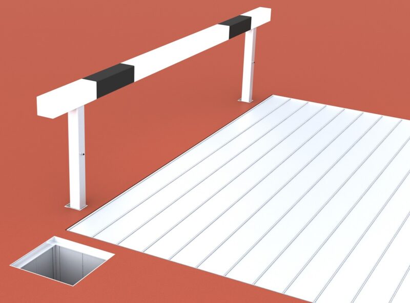 Abdeckung für Wassergraben aus Aluminium