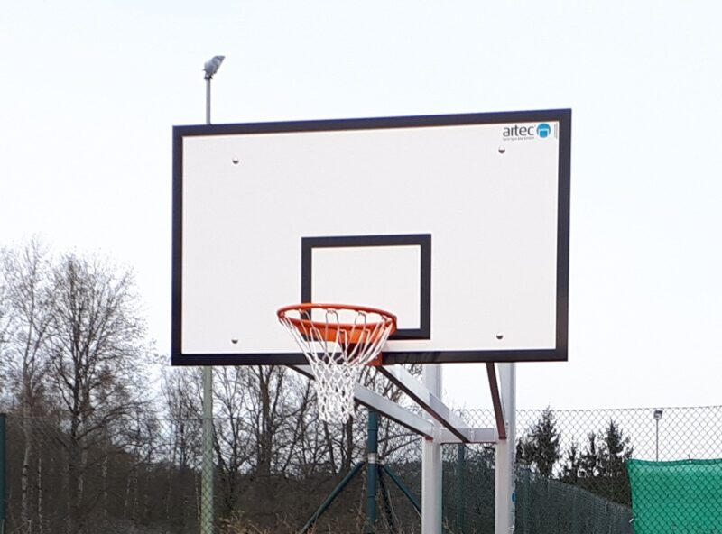 Großes Basketball-Zielbrett aus Coplast, 1,80 x 1,05 m