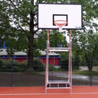 Mobile Basketball-Anlage
