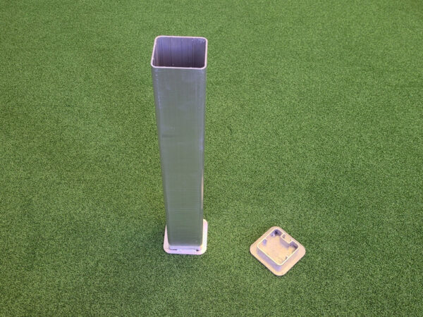 43605 Bodenhülse Standard für Ballfangpfosten, Quadratprofil