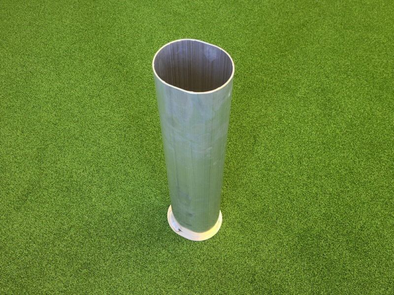 Bodenhülse Standard für Ballfangpfosten aus Aluminium