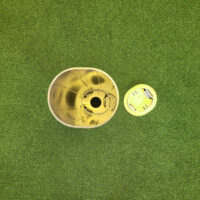 Bodenhülse Standard für Ballfangpfosten aus Aluminium für Ovalprofil