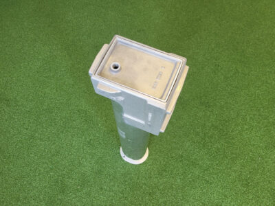 43655 Bodenhülse Spezial für Ballfangpfosten, Ovalprofil