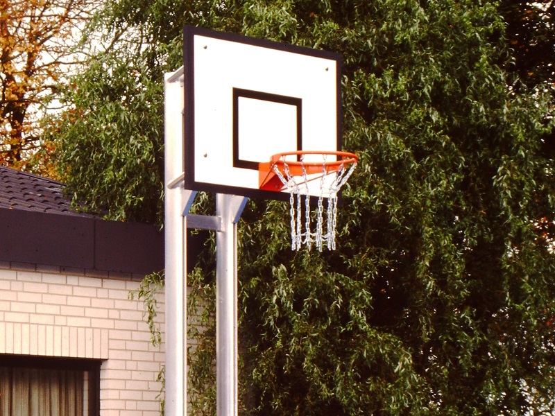 Basketballanlage Zweimast