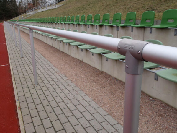 Gerade Barriere aus Aluminium